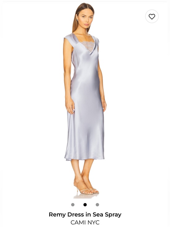 Cami NYC Dresses & Skirts - Cami NYC Satin Slip Dress in Sea Spray
